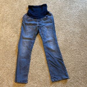 5 pocket maternity jeans